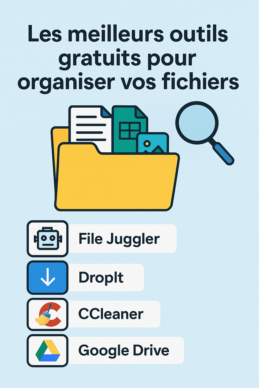 Les meilleurs outils gratuits pour organiser vos fichiers
