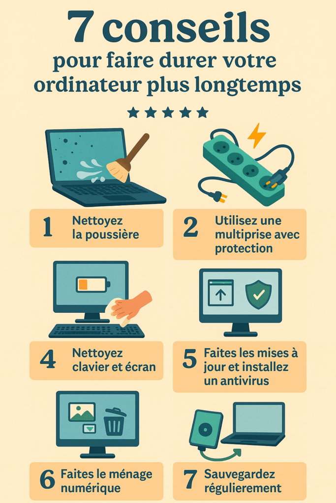 Faire durer son matériel informatique plus longtemps